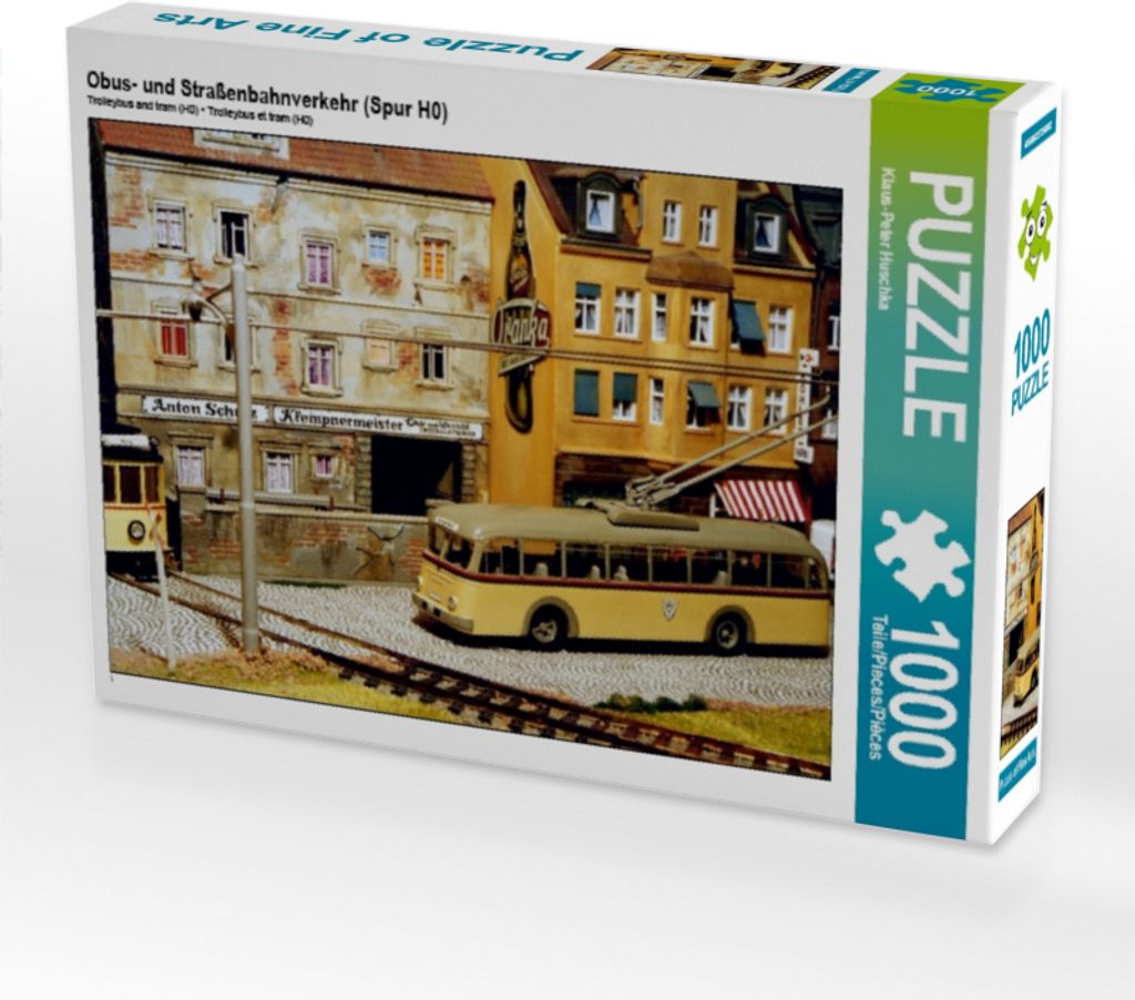 Calvendo Obus- und Straßenbahnverkehr (Spur H0) 1000 Teile Produktbild 