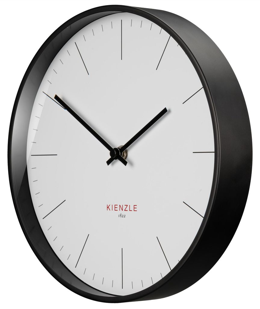 KIENZLE DCF Funk-Wanduhr Modern weiß, 25 cm Produktbild 