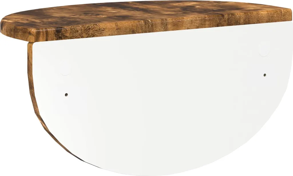 Mensola Ufficio SYFAX 38x19x19 cm | Rovere Fumé per Smart Working - 7
