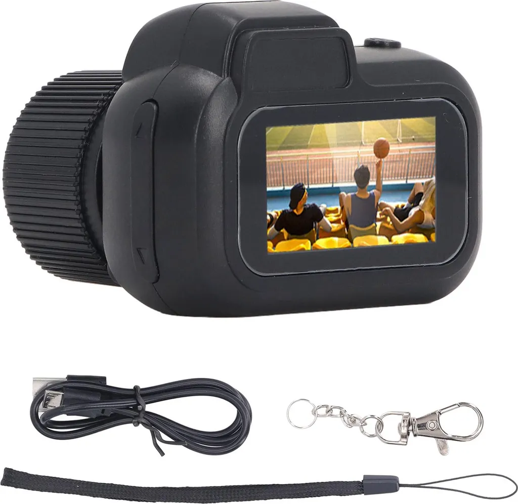 Mini fotocamera digitale 1080p 2 MP 100 minuti di durata della batteria piccolo video con schermo a colori braccialetto per adolescenti studenti bambini
