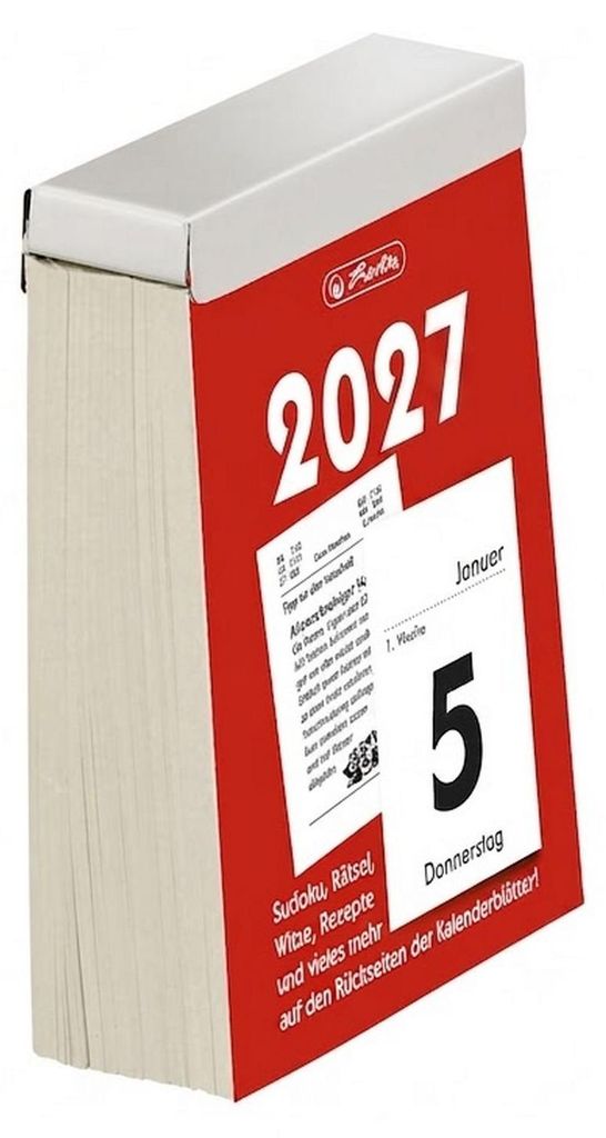herlitz Tages-Abreißkalender Nr.5, 2027 Produktbild 