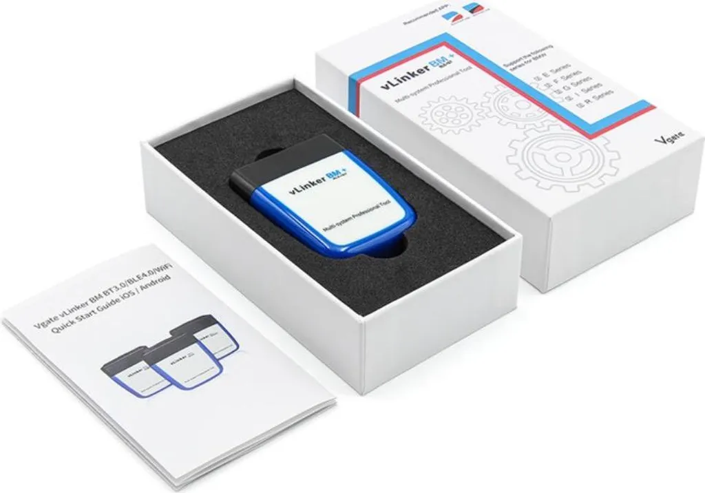 Vgate vLinker BM+ OBD2 V2.2 Bluetooth 4.0 Diagnostic pour BMW et iOS - 4