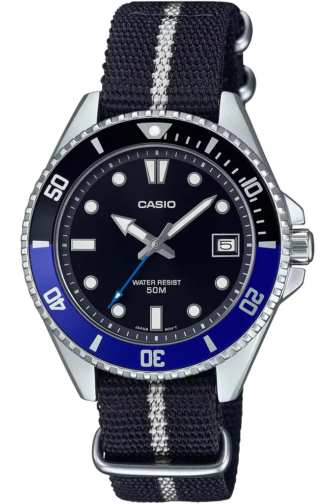 Montre Casio MDV-10C-1A2 Homme Incassable et Étanche Haute Mer