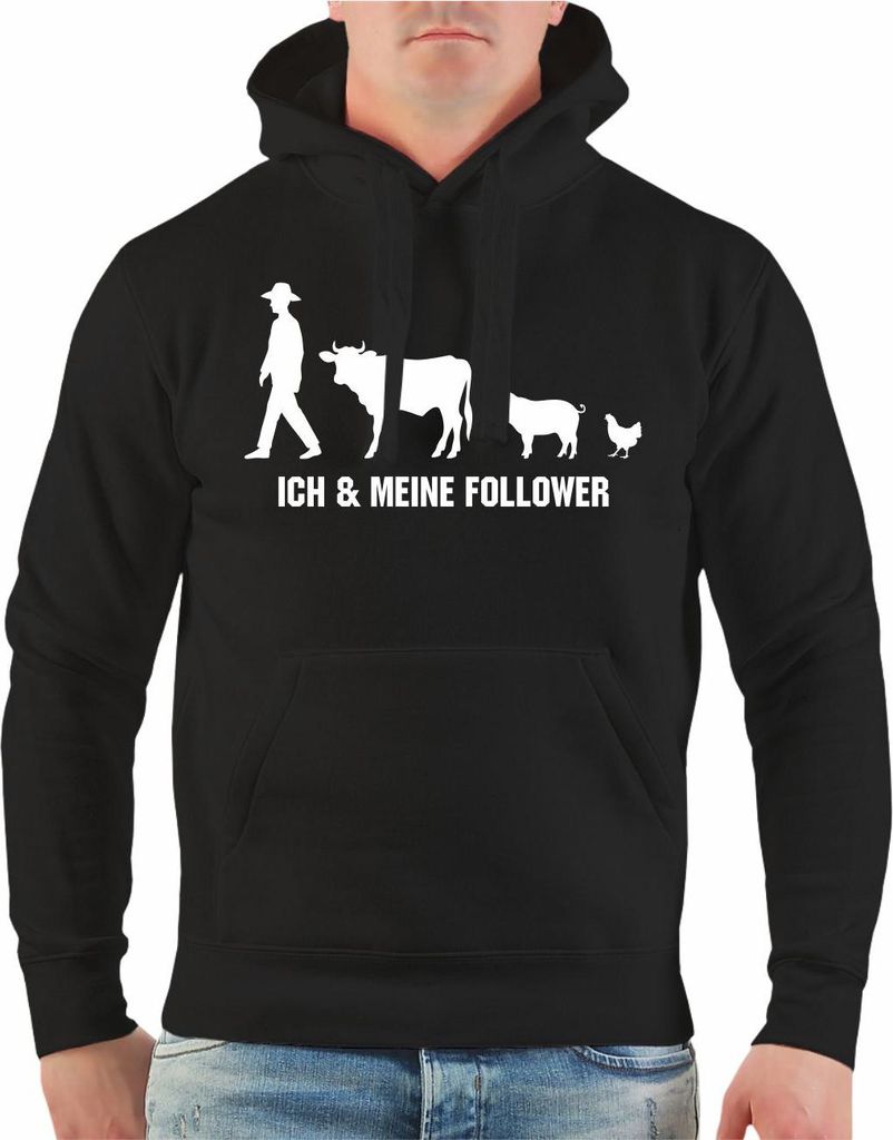 Herren Kapuzenpullover Ich und meine Follower