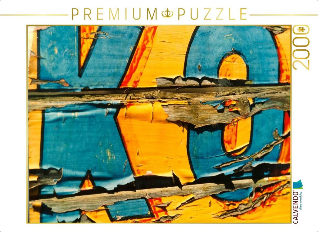 CALVENDO Puzzle Ein Motiv aus dem Kalender Lack ab! Details von altem Holz und abblätternder Farbe 2000 Teile Puzzle quer | 2000 Teile Lege-Größ...