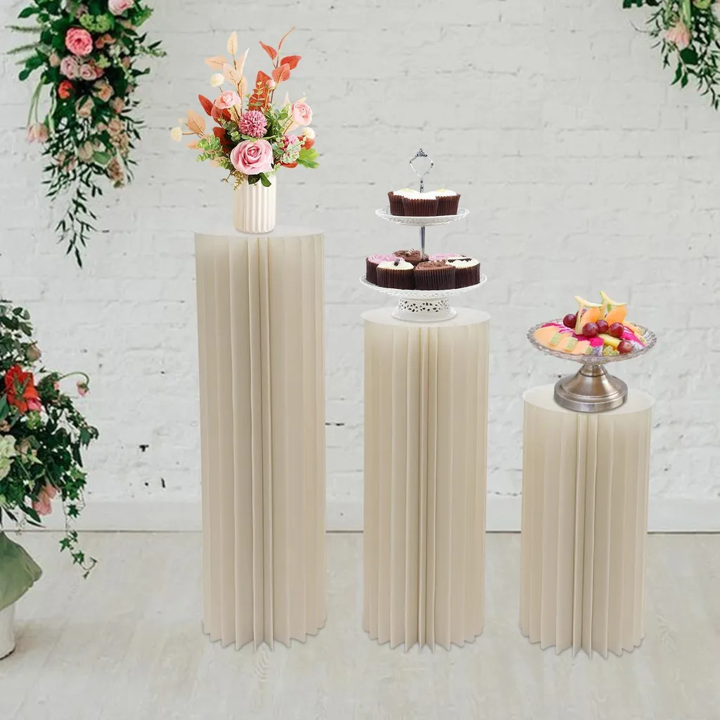 Colonnes décoratives de mariage pliables pour shooting et buffets - 8