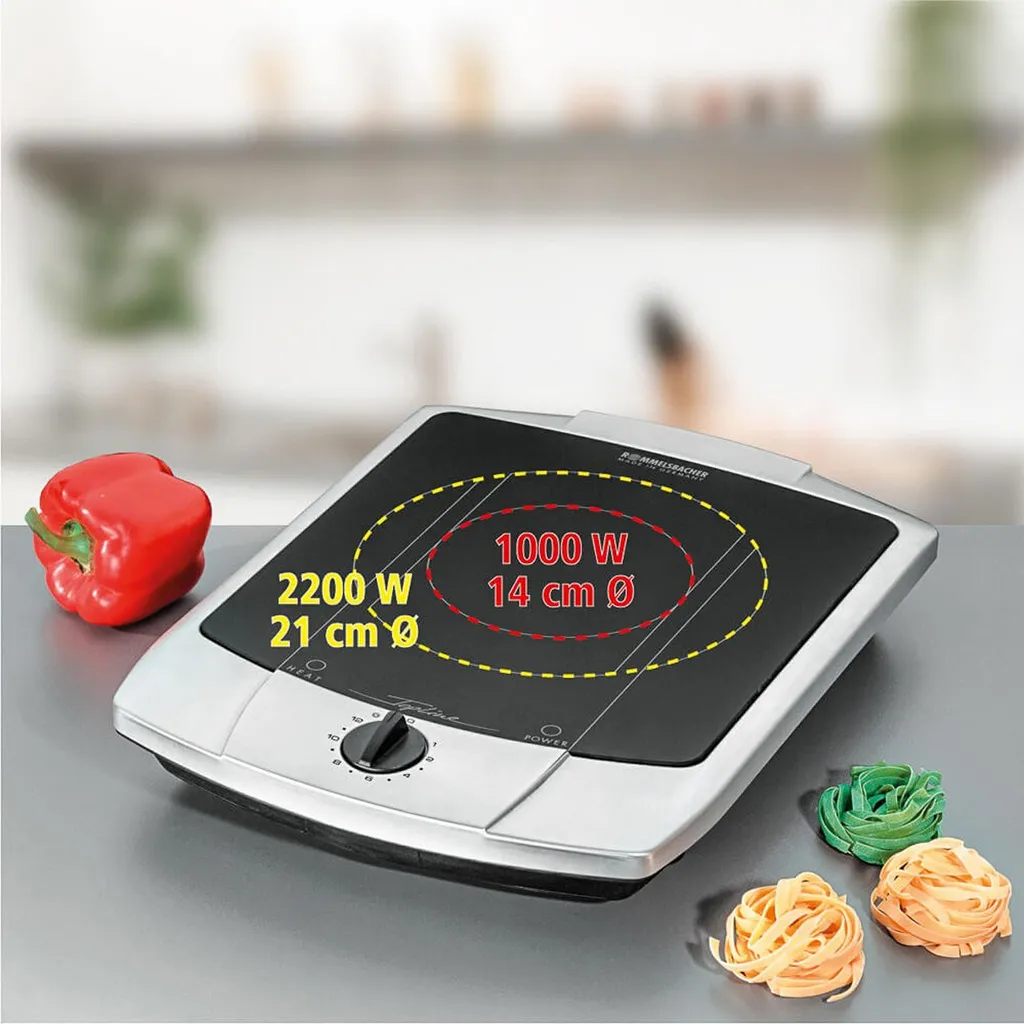 Table de cuisson vitrocéramique 2200W : la solution pour petits espaces - 3