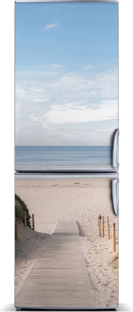 Tulup Kühlschrankdekoration - Magnetmatte - 70 cm x 190 cm - Magnet auf dem Kühlschrank - Der Weg Zum Strand