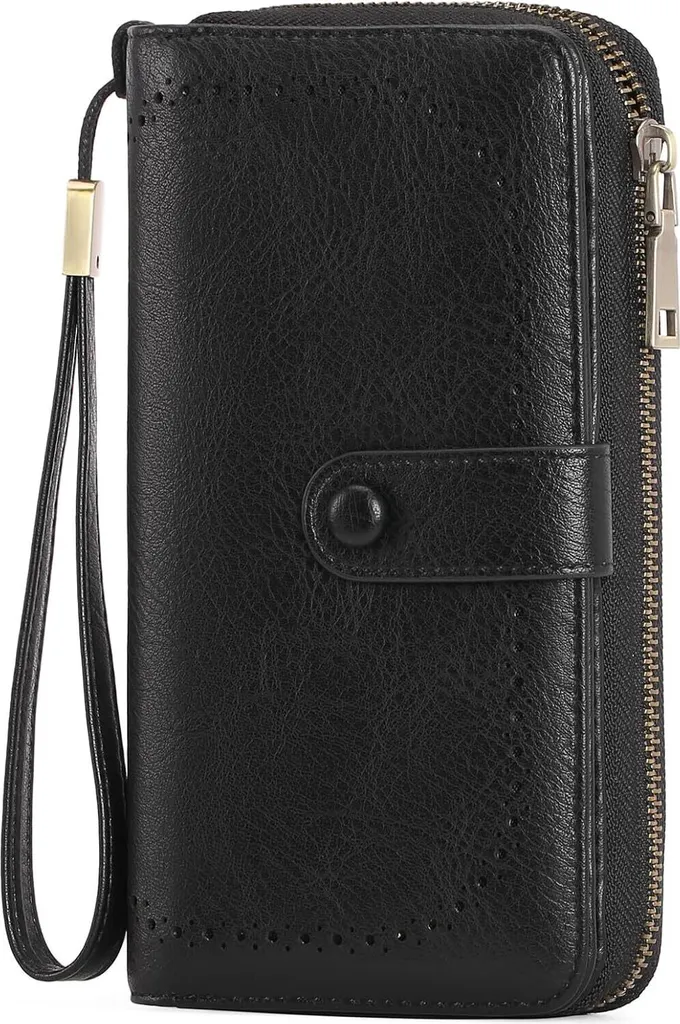 Portafoglio Donna in Pelle con Protezione RFID - Regalo Elegante