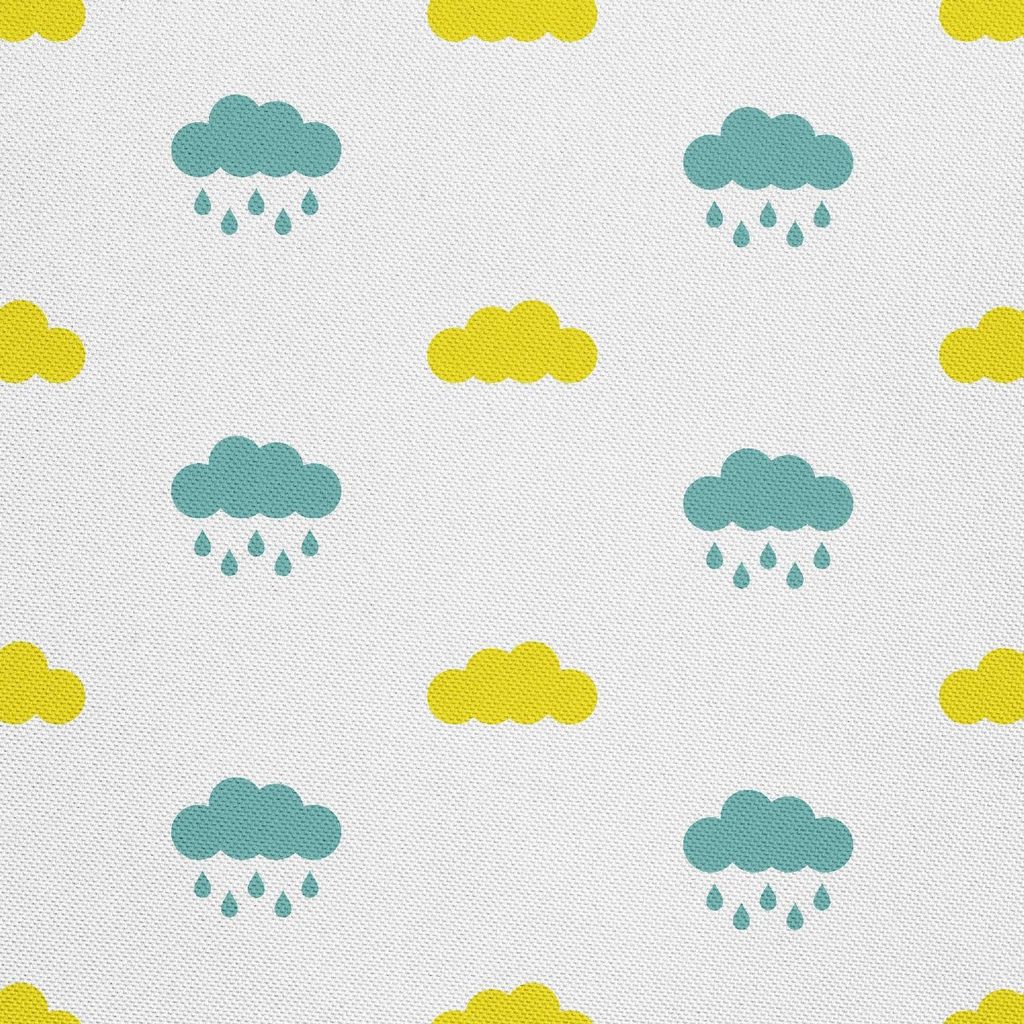 OUTDOOR DEKOSTOFFE OXFORD - Motiv Regenwolken