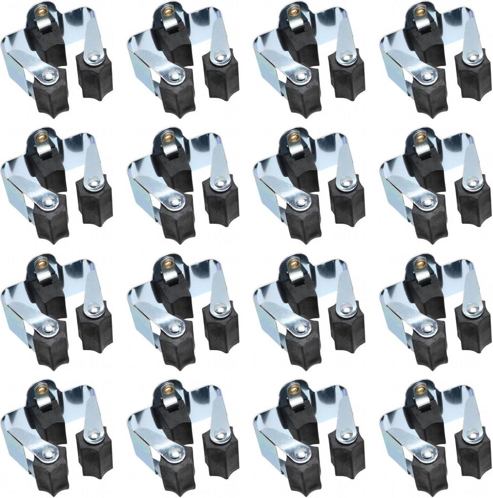 16x Gerätehalter für die Wand Wandhalter Besenhalter Produktbild 
