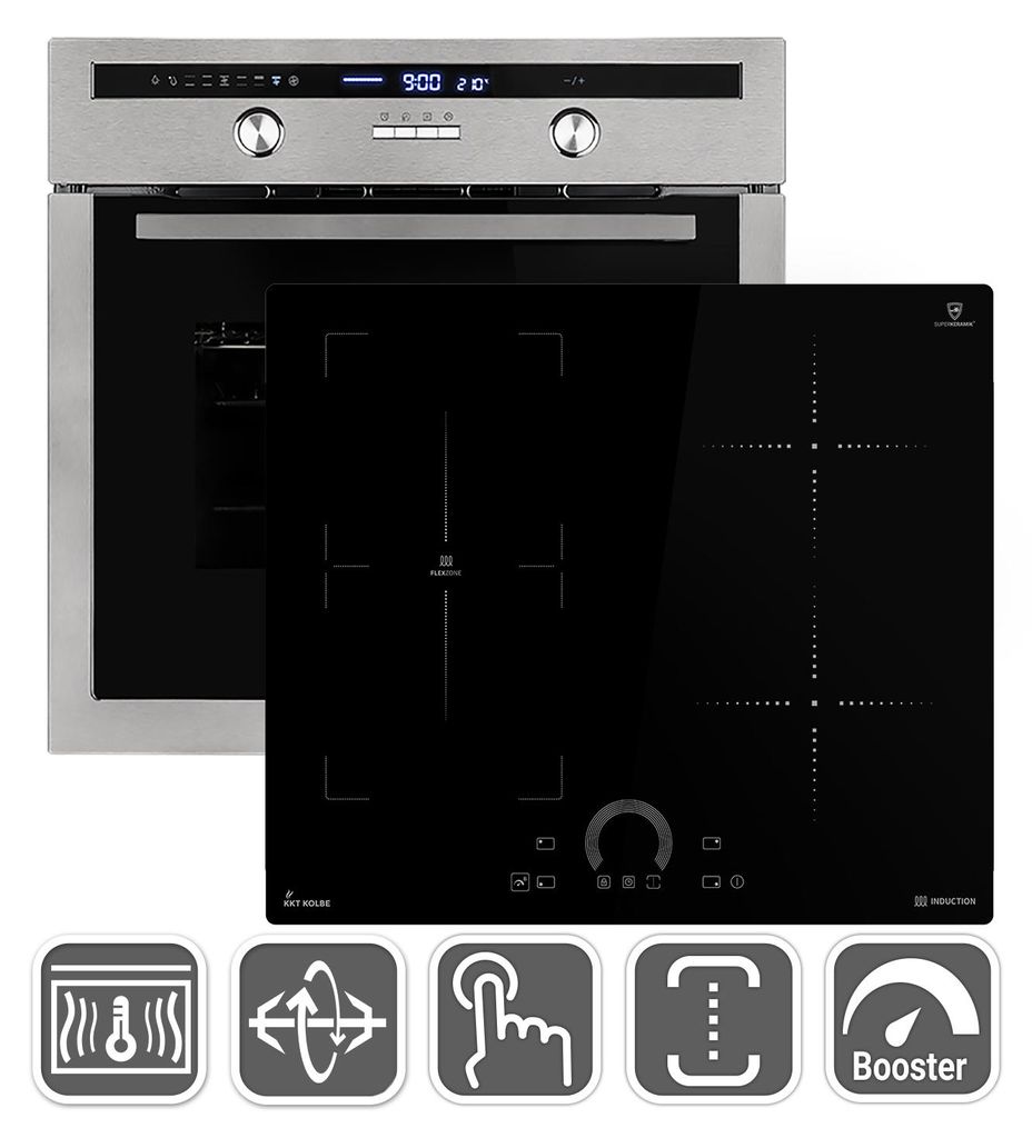 Cuisinière: 60cm Four encastrable EB8013ED + 59cm Plaque Image du produit 