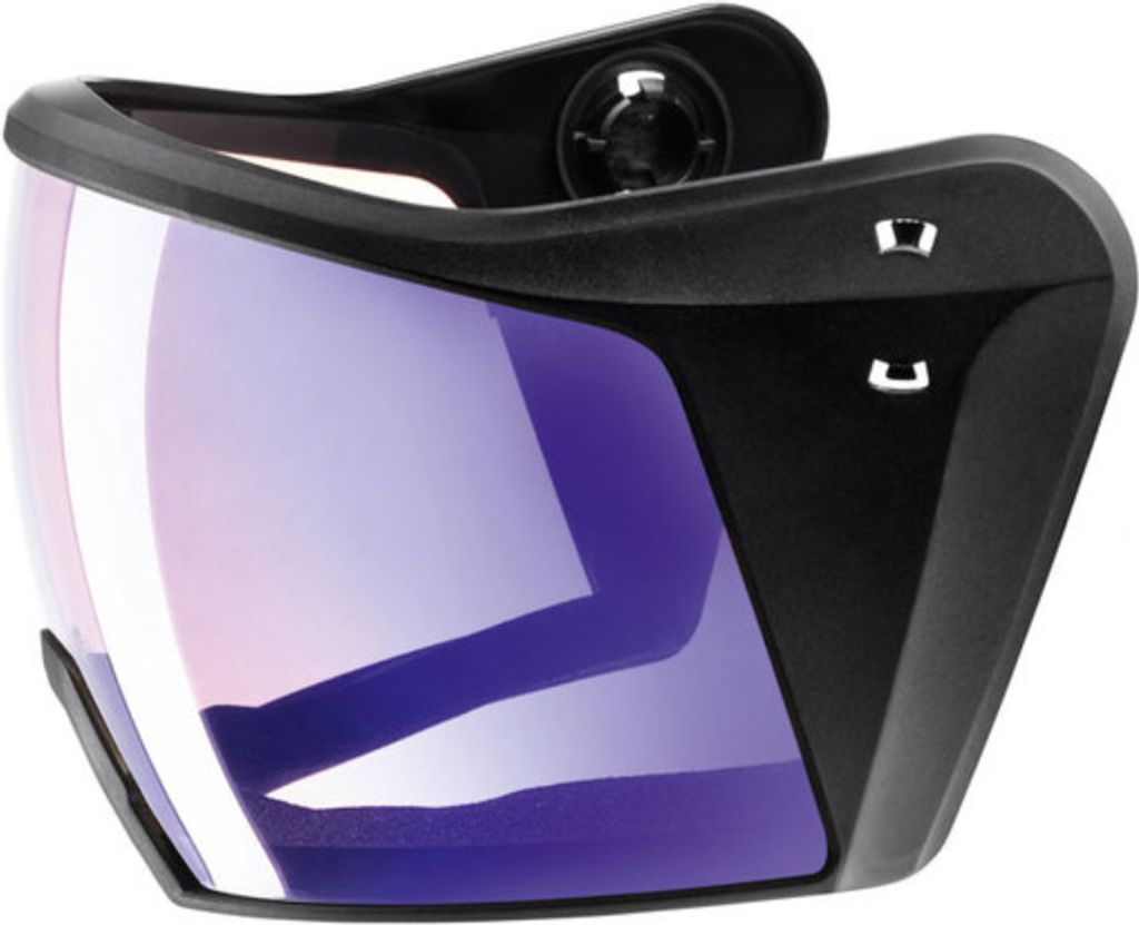 Uvex hlmt 700 visor variomatic Ersatz Visier Wechselvisier für Skihelme Scheibe Helm Ersatzscheibe litemirror blue variomatic Gr. Einheitsgröße