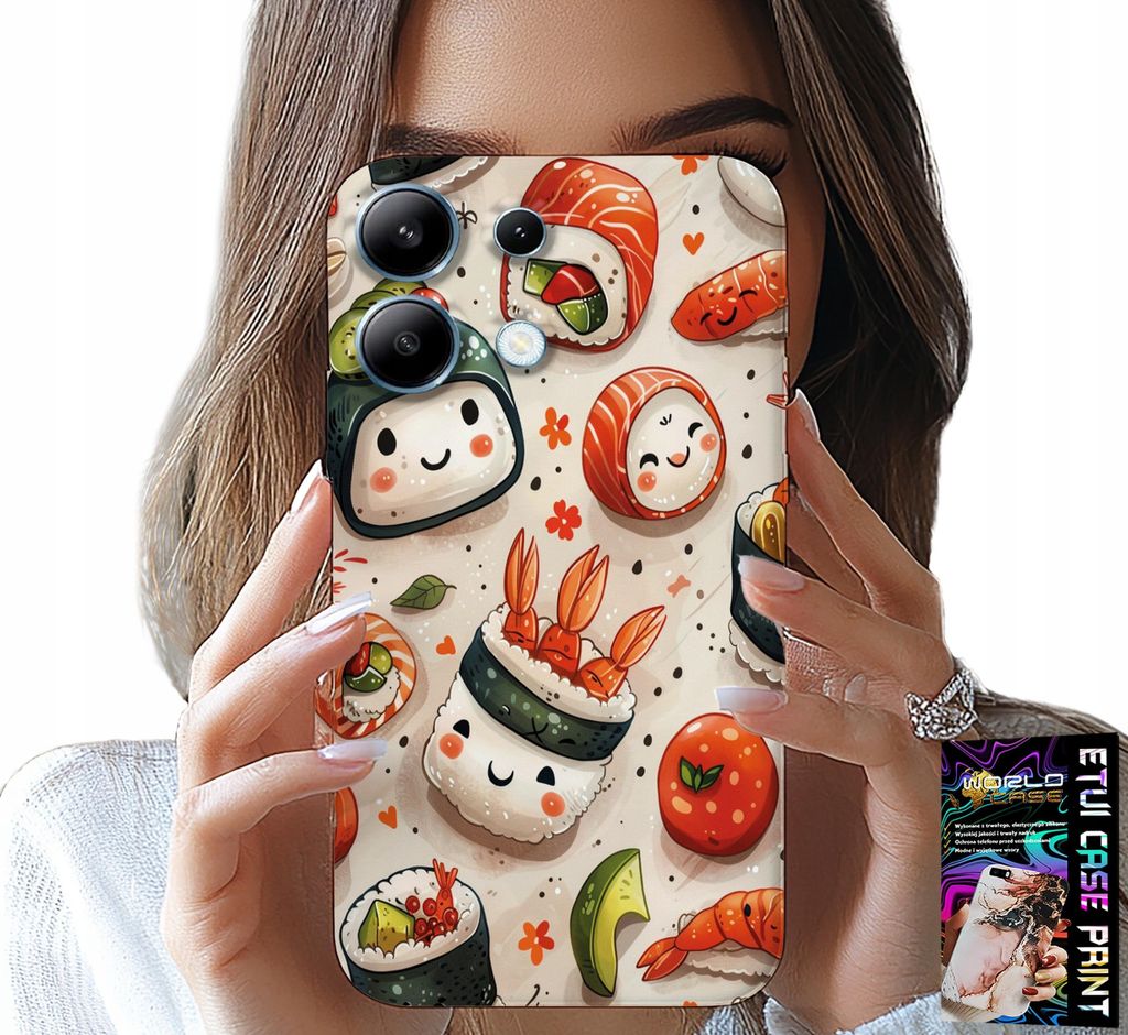 Fall Für Xiaomi Note 14S - Süsse Lächelnde Sushi Fall Fall