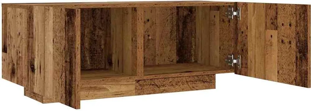 Maison Exclusive - Mobile TV effetto legno antico 100x35x40 cm Materiale ligneo - 7