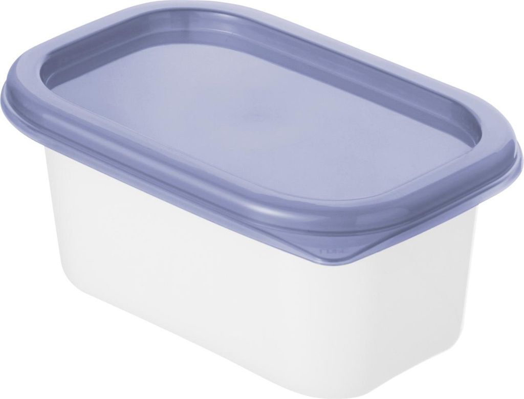 Rotho Gefrierdosen-Set Domino 4 x 0,2 l horizon blau Produktbild 