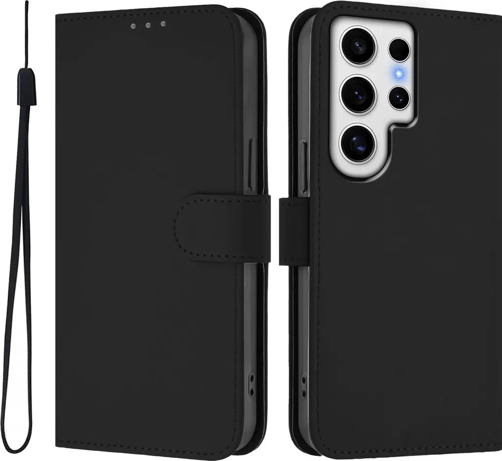 Custodia Samsung S24 Ultra con Laccio - Cover Portafoglio Elegante