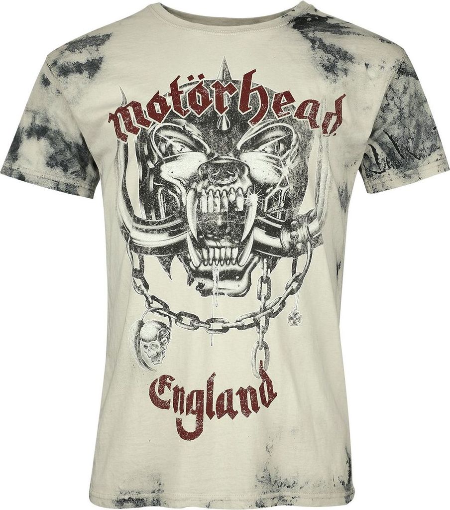 Motörhead T-Shirt Herren Logo England grau Band-Merch, Bands 100% Baumwolle 3XL