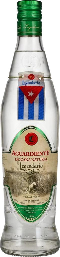 Legendario Aguardiente de Cana Natural 40% Vol. 0,7l Image du produit 