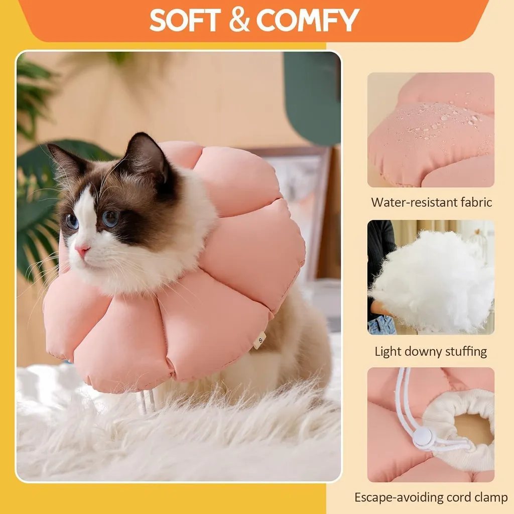 Collier de Sécurité Chat Avont Rose L - Protection Idéale Sortie Extérieure - 5