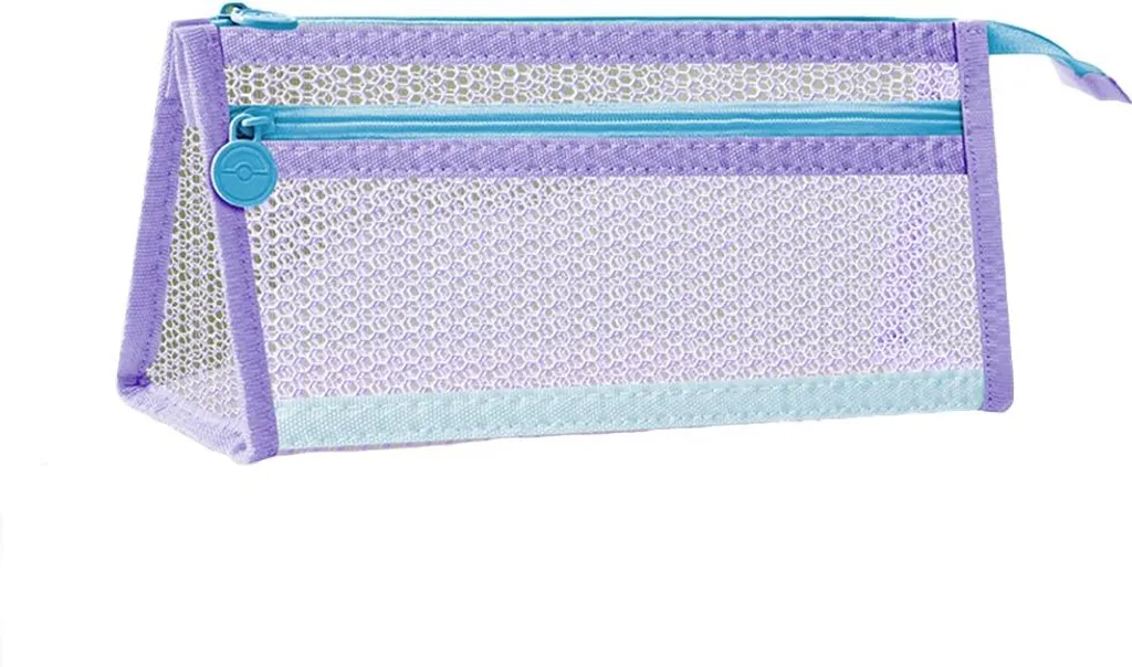 Borsa Trasparente Viola INF per Make-up e Cancelleria - Chic & Large - 1