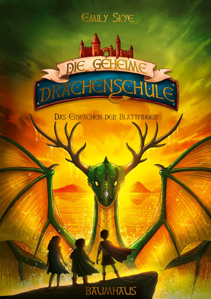 Livre de Lecture Allemand Die geheime Drachenschule pour Apprendre en S'amusant