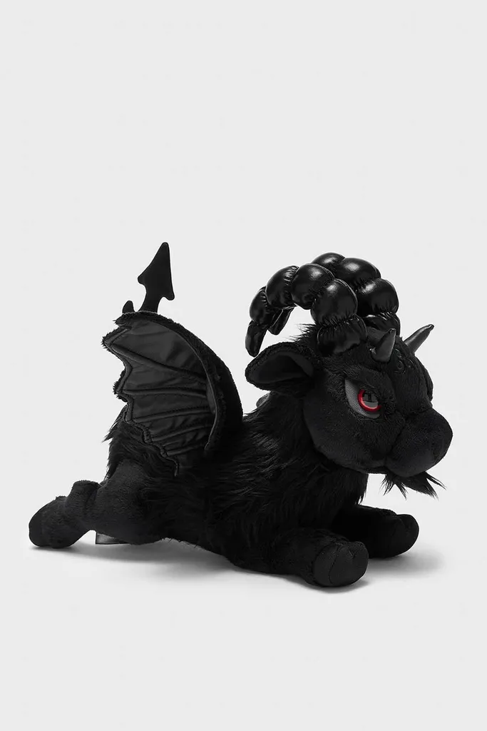 Poupée Démon Draco Kreeptures Peluche Gothique Noire de Collection