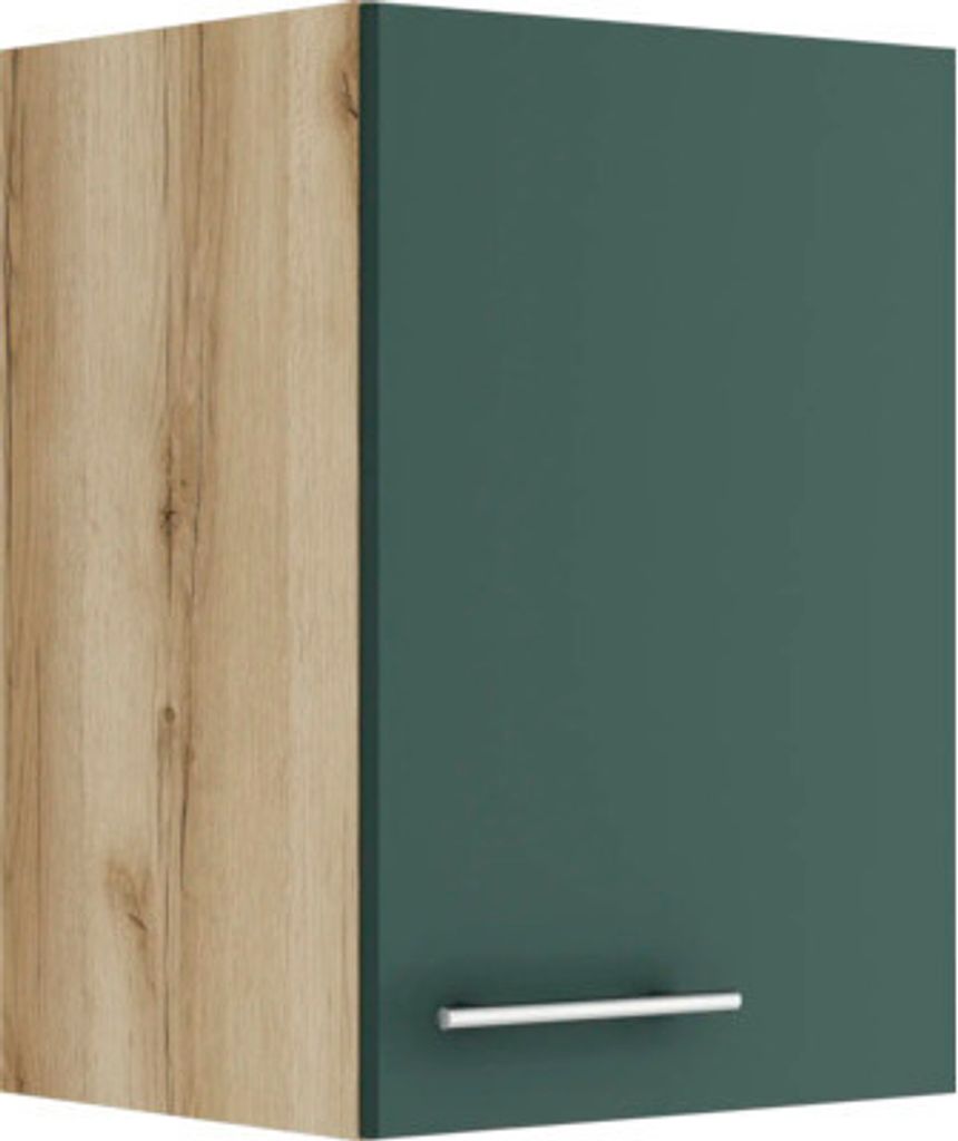 Optifit Hängeschrank Savona405 BxTxH 40 x 34,6 x 57,6 cm grün matt zerlegt Anschlag reversibel KUSA O406-9+
