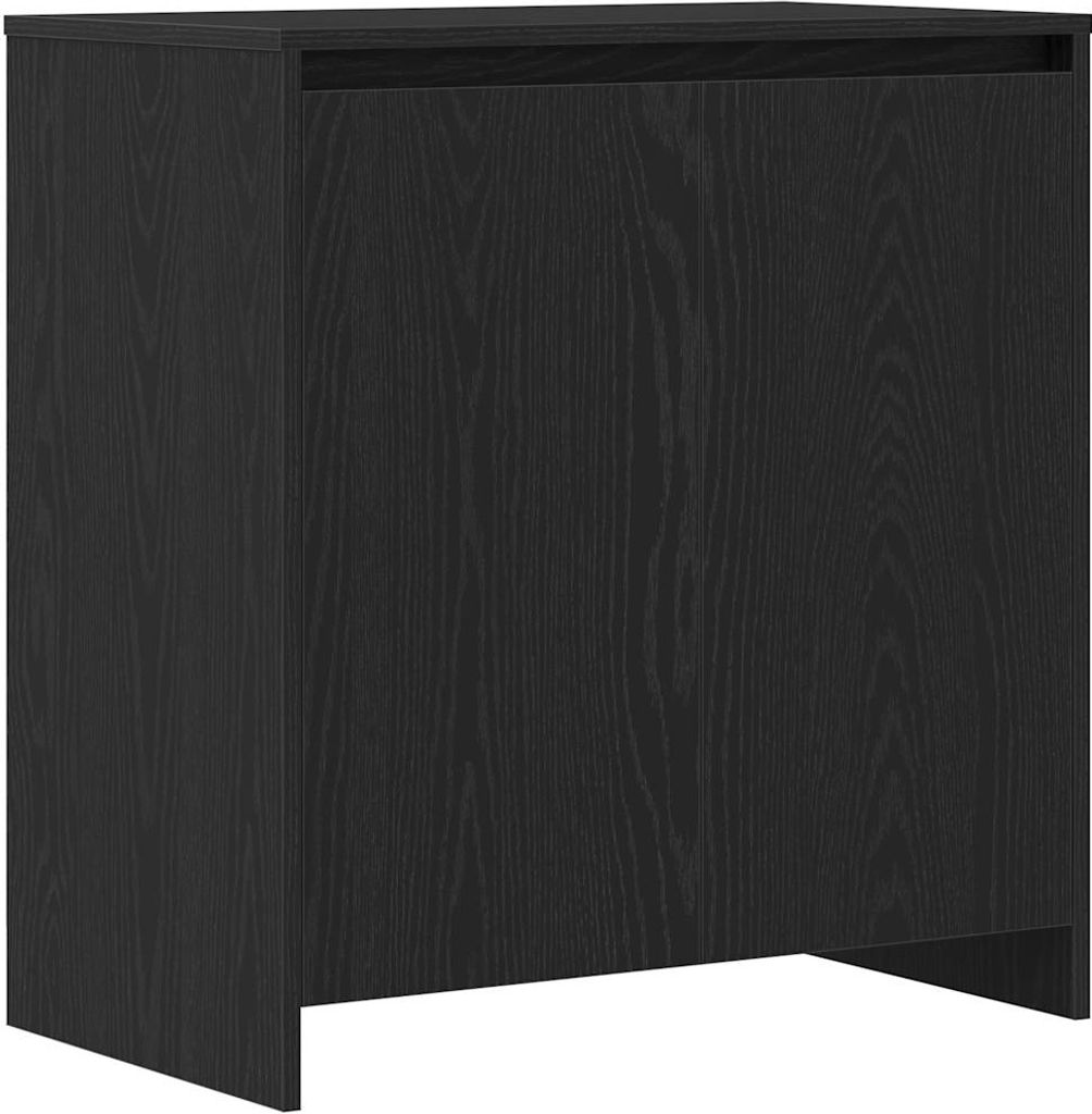 Sideboard Schwarze Eiche 70 x 41 x 75 cm Holzwerkstoff