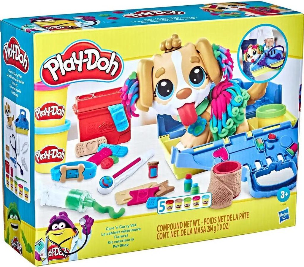 Play-Doh Care 'n Carry Vet, 3 rok / roky, Obrázok produktu 