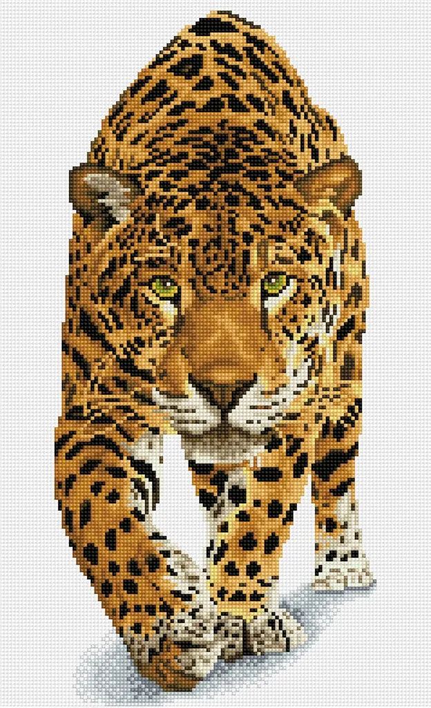 Kit Diamond Dotz On the prowl 52x32 cm avec facettes scintillantes