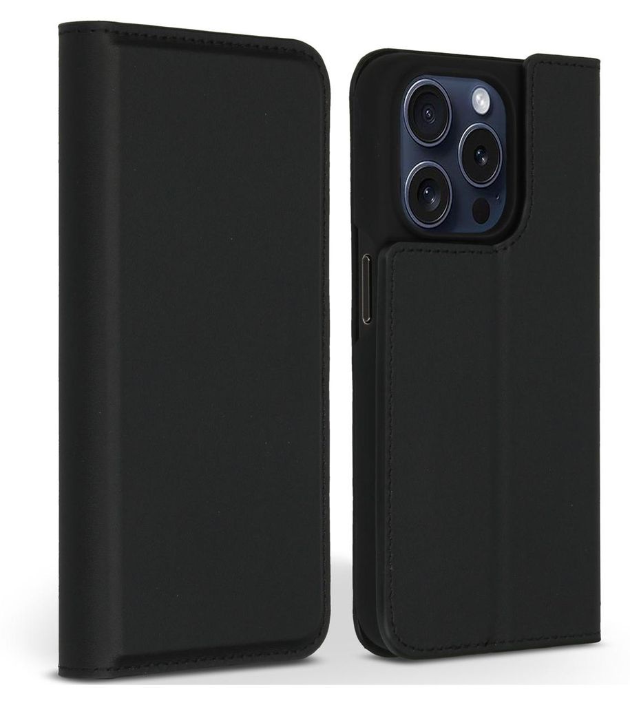 Accezz Premium Leather Slim Klapphülle iPhone 15 Pro - Produktbild 