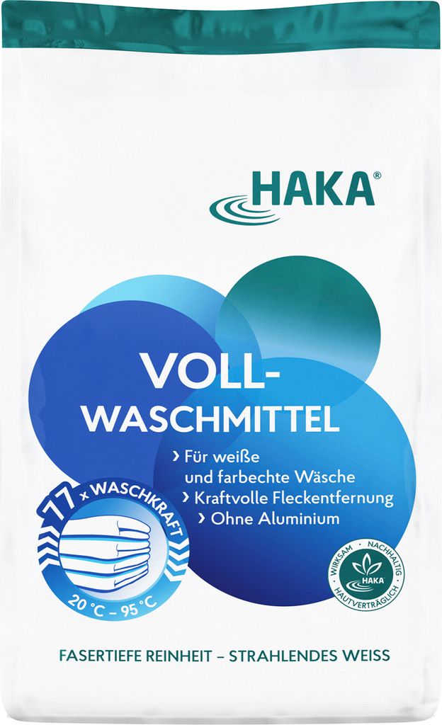 HAKA Vollwaschmittel 3kg Pulver Universalwaschmittel ohne Produktbild 1