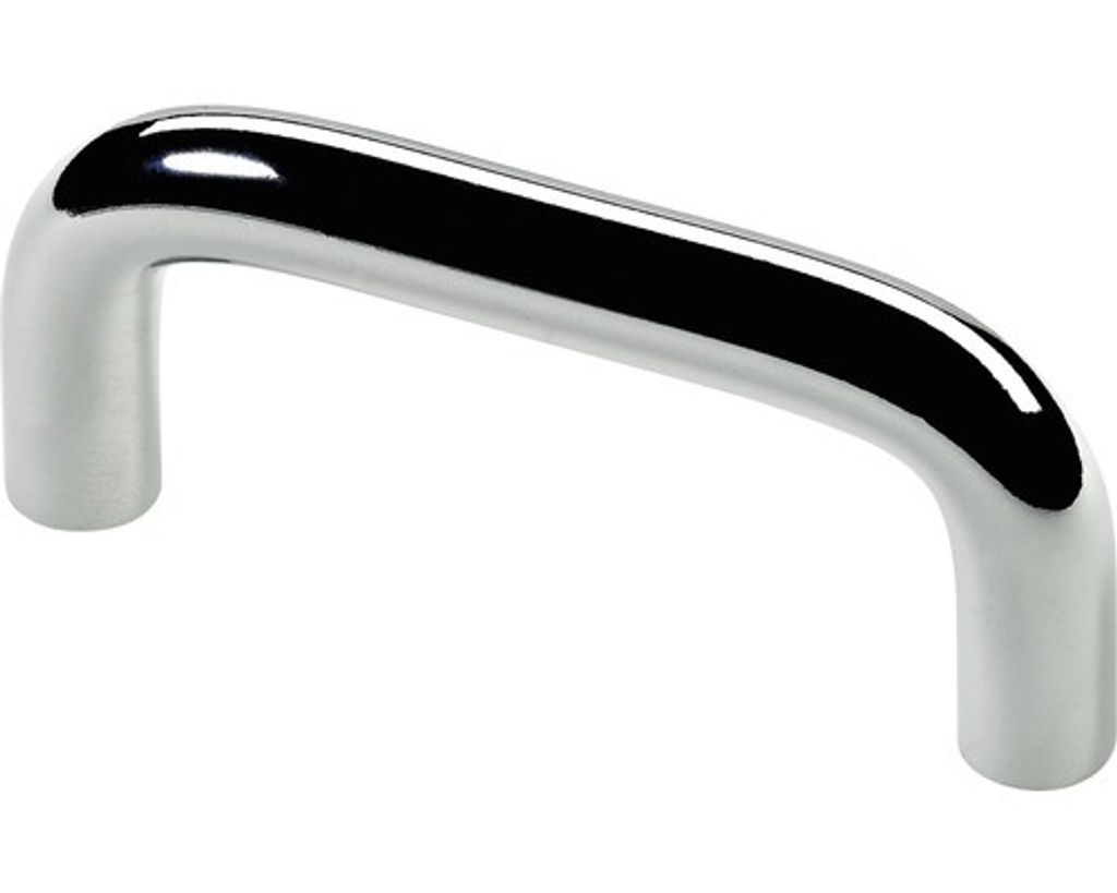 Hettich Möbelgriff Stahl silber 10,0 x 74,0 x 30,0 mm - 1 Stück