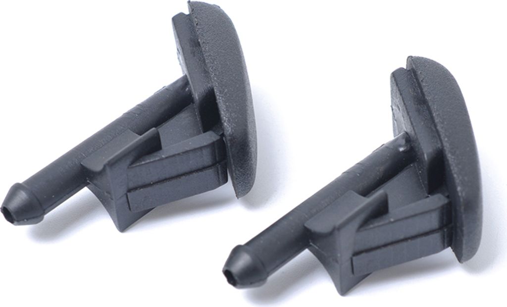 2 Stück Windschutzscheibe Sprühdüsenscheibe 61601384859 passend für BMW E36 Z3 black_A0487