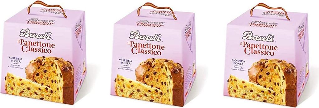 3x Bauli Il Panettone Classico mit Rosinen und kandierte Produktbild 