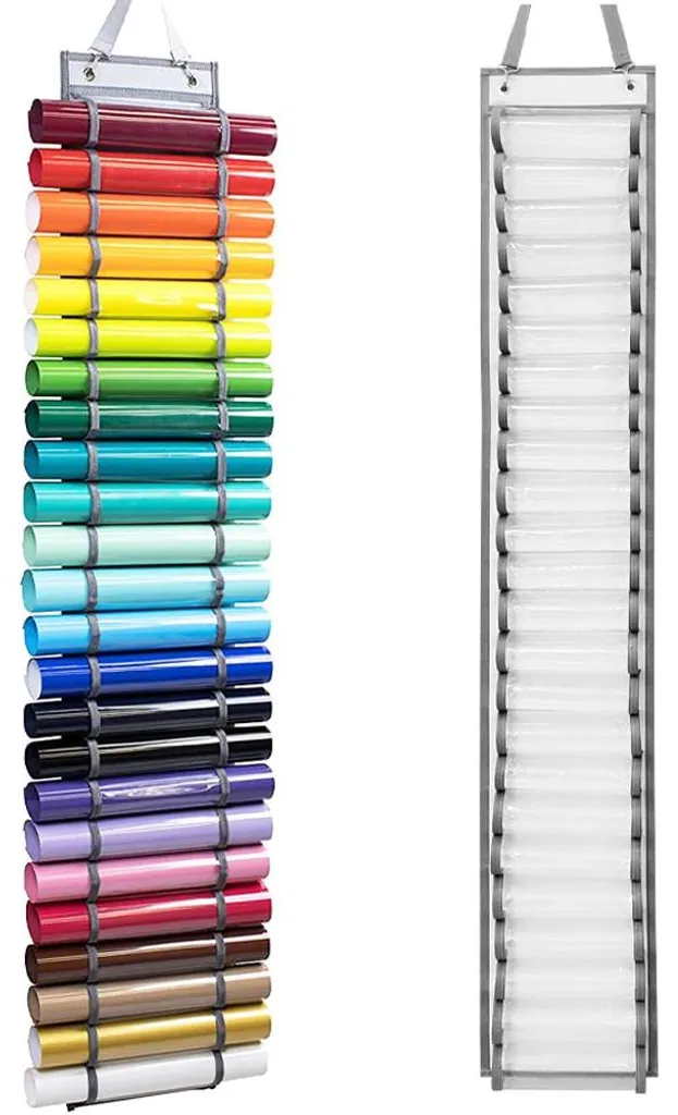 Porte-rouleaux 24 sections - Rangement vertical gain de place en atelier