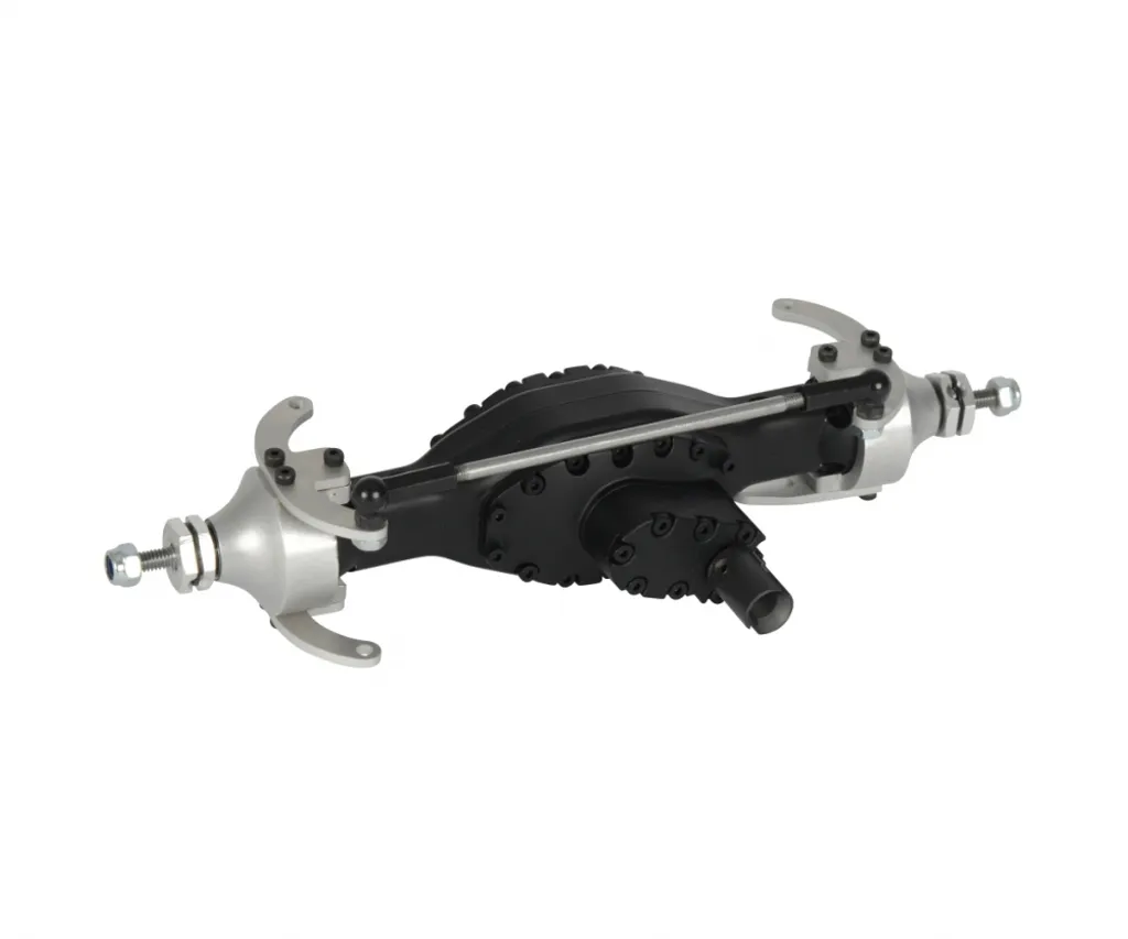 Essieu avant directionnel moteur pour camion 1/14 avec blocage différentiel