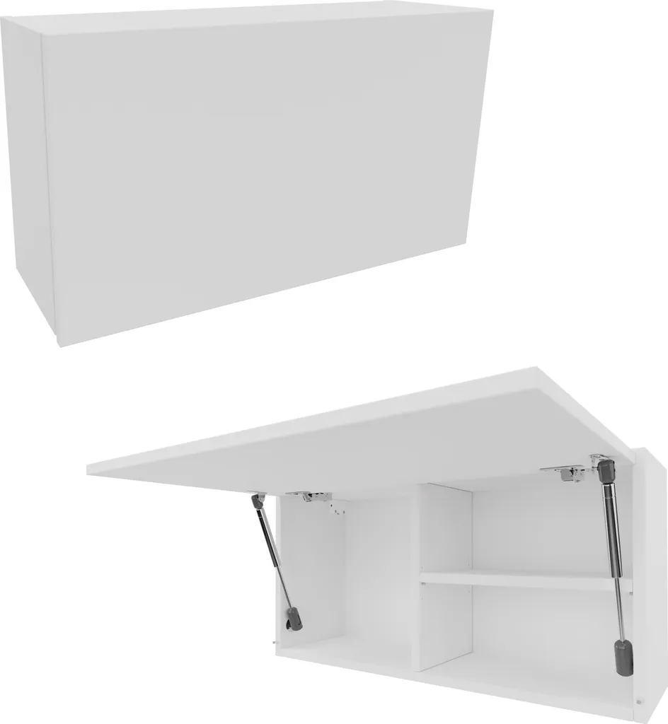 Armadio Bagno Salvaspazio 80cm PLATAN - Bianco Opaco Pensile