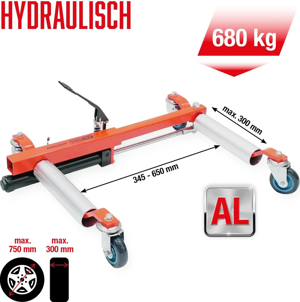 KS-Tools 160.1205 Aide hydraulique à la manœuvre performance 680 kg