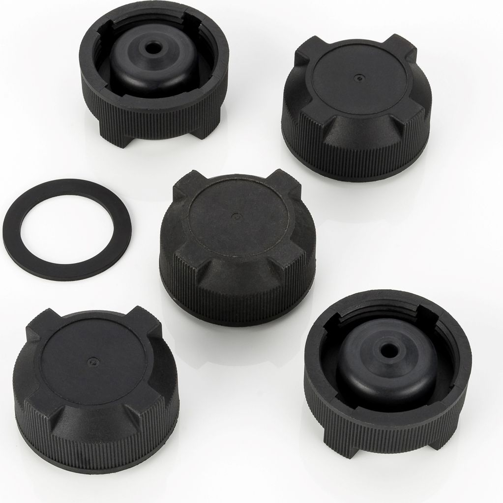 5x Verschlußdeckel Kühlerbehälter für Werkstätten UNIVERSAL BAGGER LADER TRAKTOR