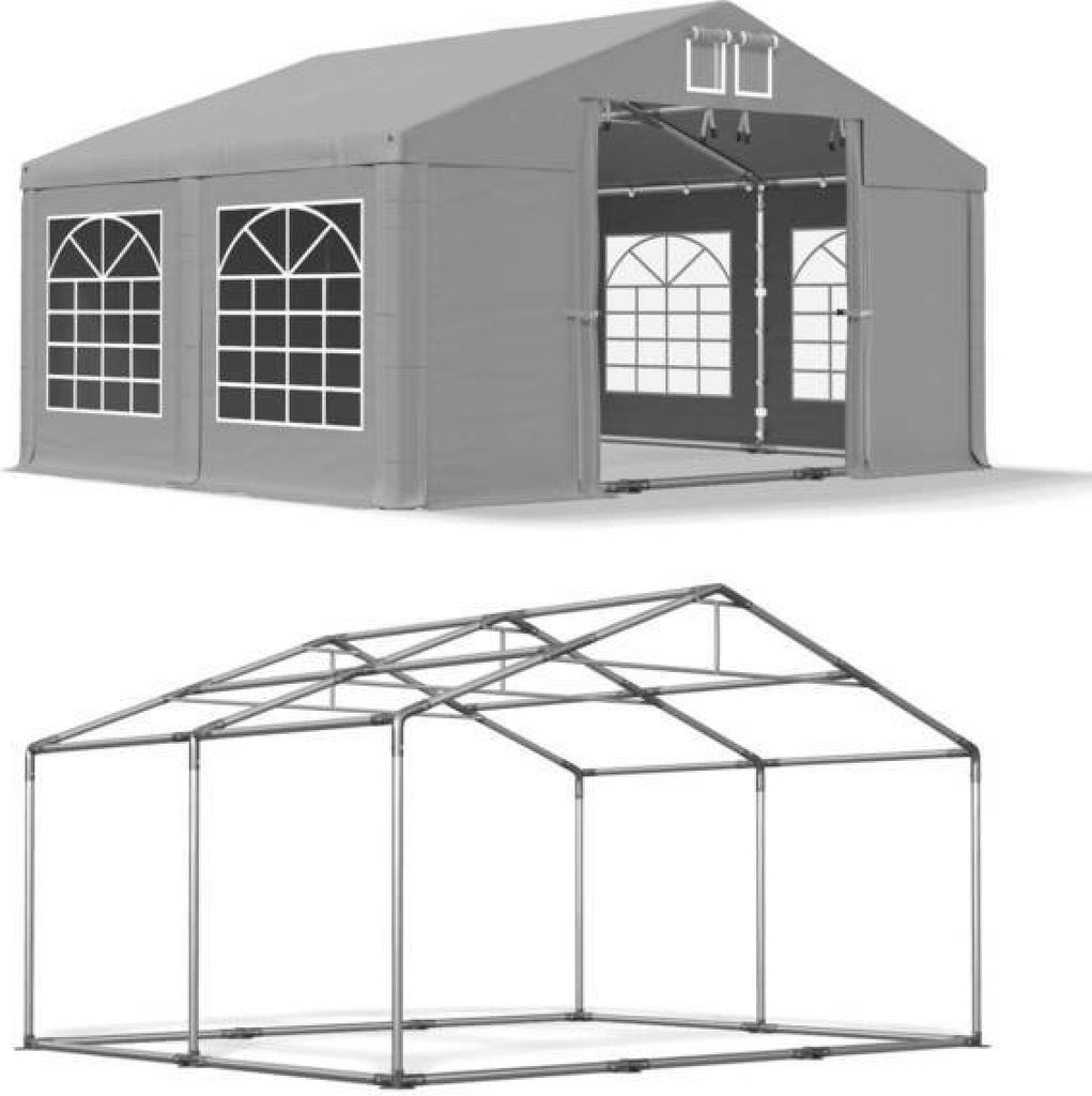 Sommer Zelt 4x4 Grau SUMMER PLUS ISD