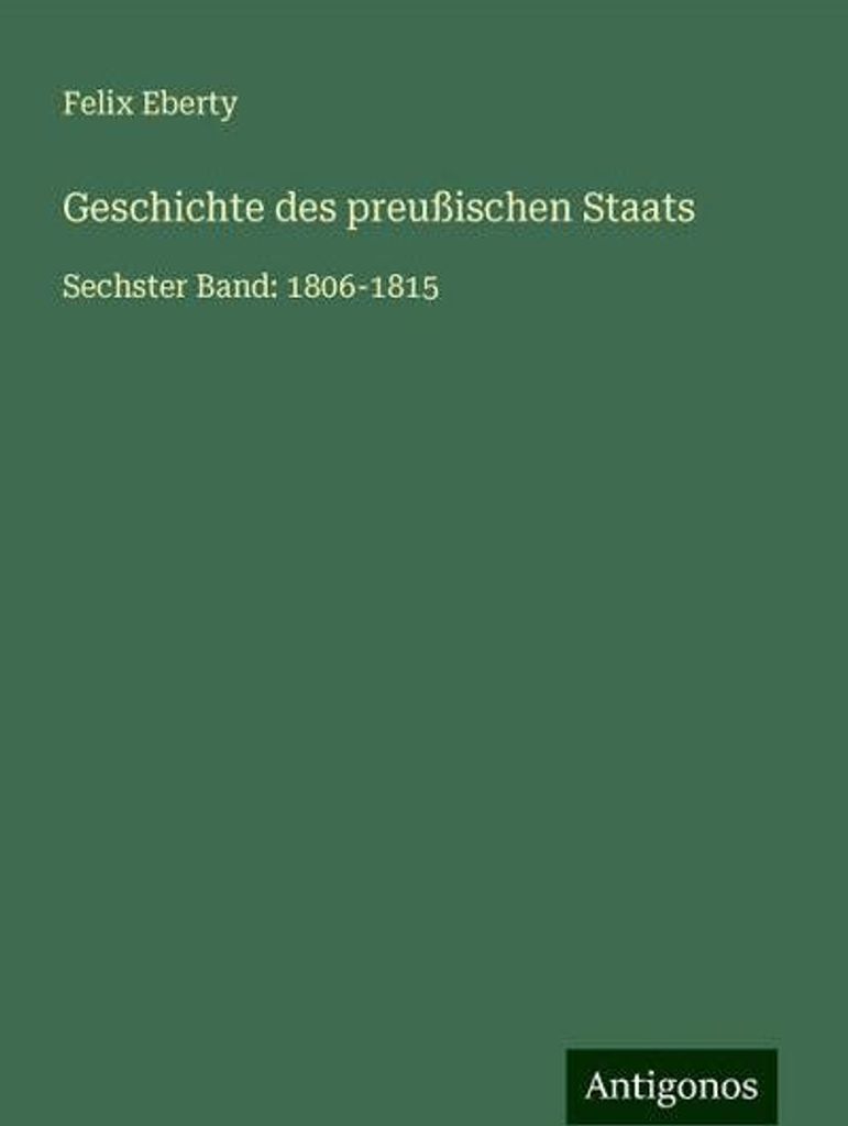 Geschichte des preußischen Staats