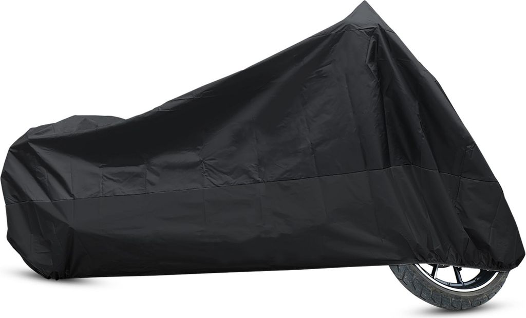 Motorrad Roller Motorradabdeckung XXXL 180T Regen Staub schwarz Outdoor-UV-Schutz DE de