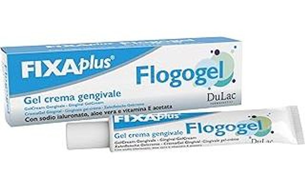 Dulàc - Flogogel 15ml, Gel für Zahnfleisch Entzündung reich an Aloe Vera, Hyaluronsäure und Vitamin E, für Erwachsene und Kinder - Ideal bei Z...