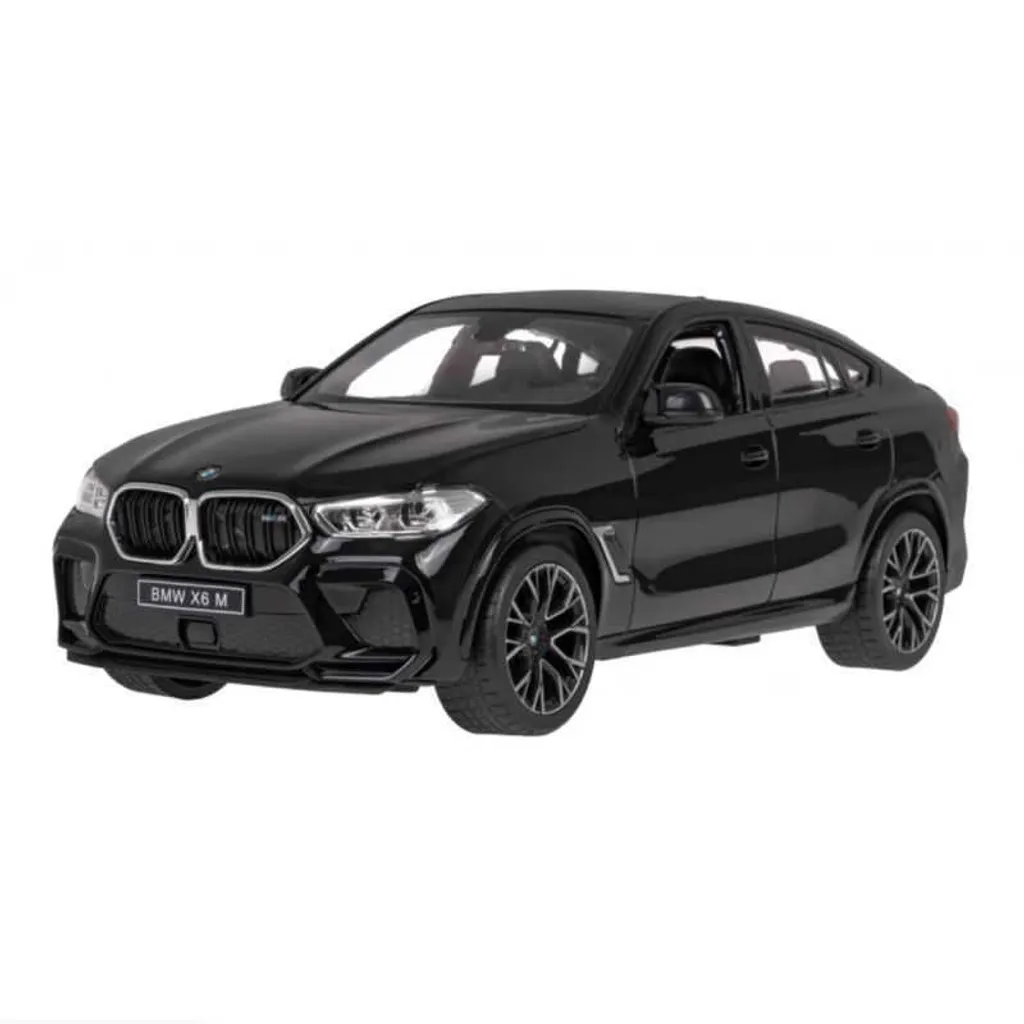 Voiture télécommandée solide BMW X6 M Rastar 1:14 noire anti-choc