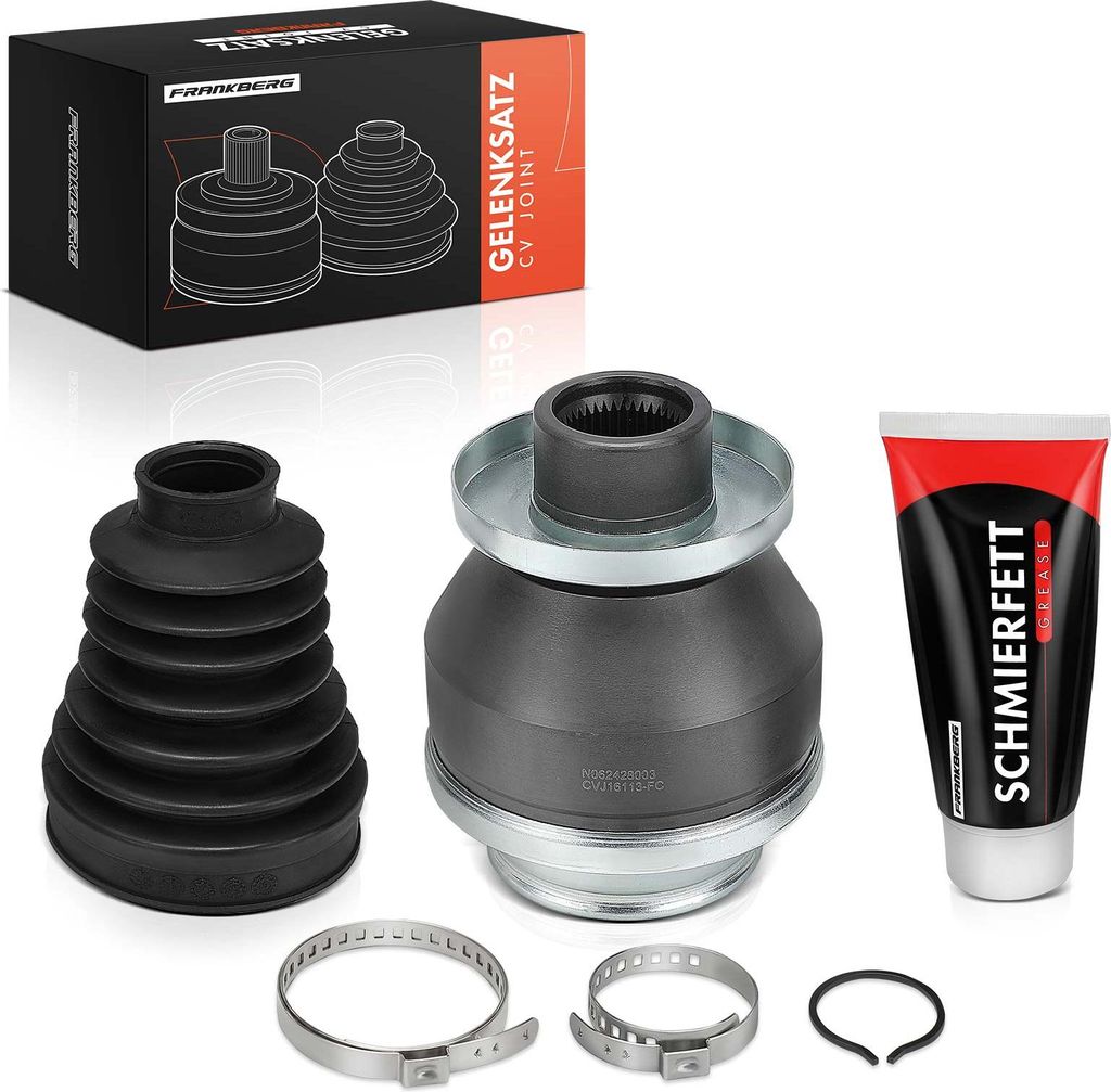 Frankberg 1x Antriebswelle Gelenksatz Vorderachse Links für VW Multivan V Transporter V VI 2.0L 2.5L
