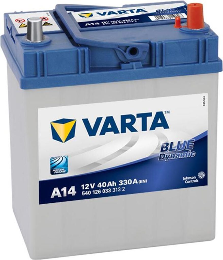 VARTA Blue Dynamic A14 Autobatterie 12V 40Ah Produktbild 