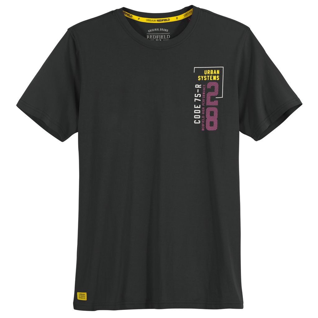 Redfield XXL T-Shirt schwarz Print Urban Systems