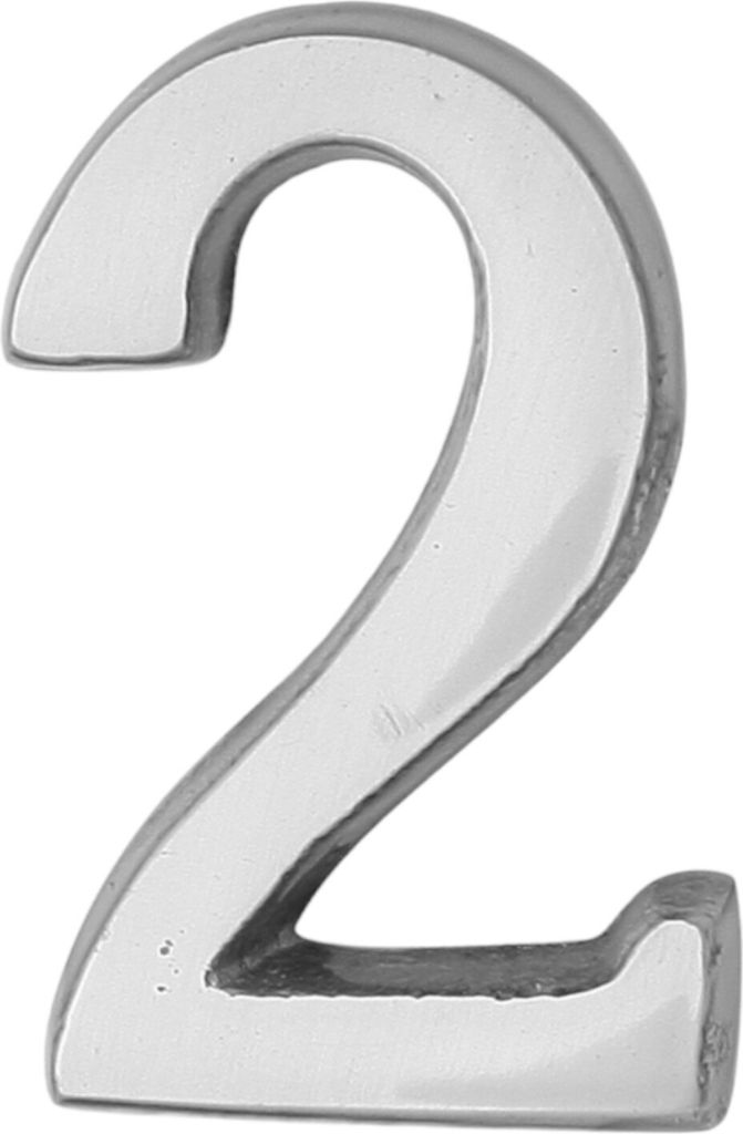 DOMINO Hausnummer Briefkasten Selbstklebend – 2 | 3D Türnummer Adressnummern Aufkleber | Hausnummern Klebend | Klebezahlen Wetterfest | Zahlen z...